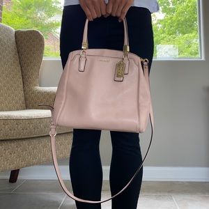 Coach Madison Leather Minetta Peach Rose Bag